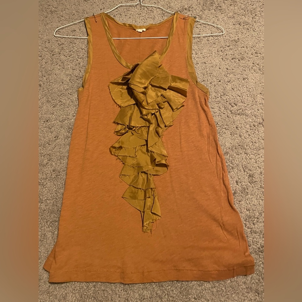 J. CREW COPPER SLEEVELESS TANK XS